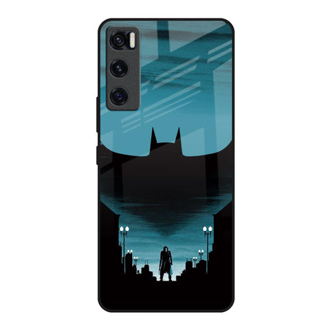 Cyan Bat Glossy Case for Vivo V20 SE