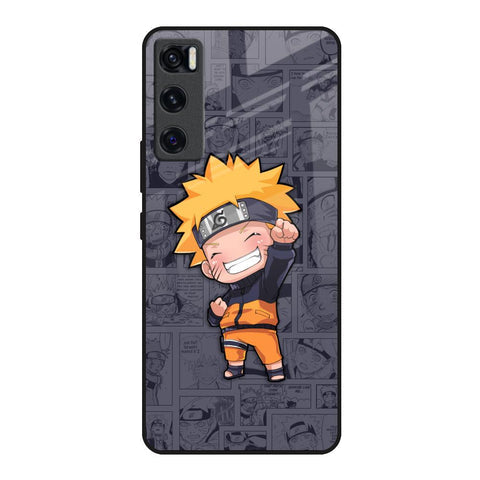 Orange Chubby Glossy Case for Vivo V20 SE