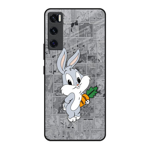 Cute Baby Bunny Glossy Case for Vivo V20 SE