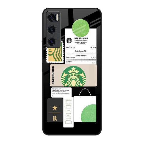 Coffee Latte Glossy Case for Vivo V20 SE
