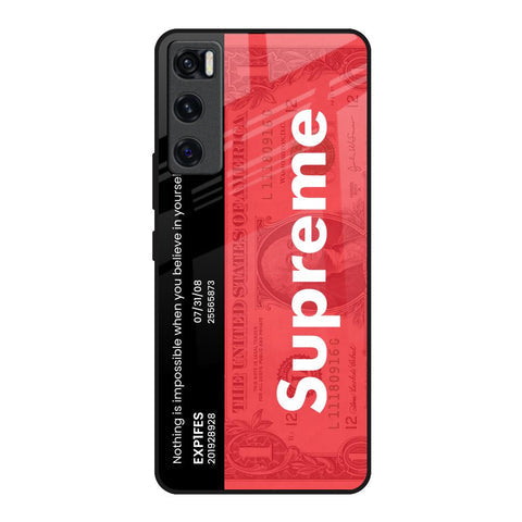 Supreme Ticket Glossy Case for Vivo V20 SE