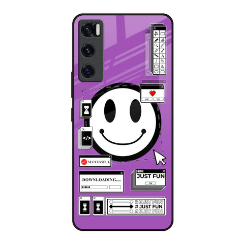 Code with Smile Glossy Case for Vivo V20 SE