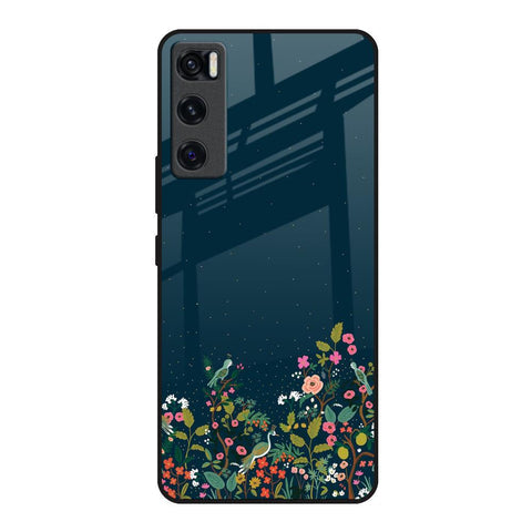 Small Garden Glossy Case For Vivo V20 SE