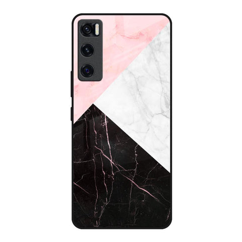 Marble Collage Art Glossy Case For Vivo V20 SE