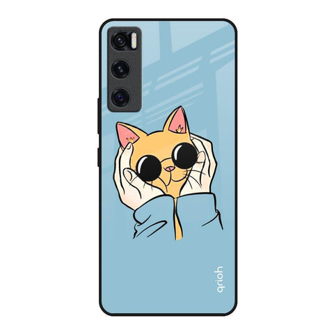 Adorable Cute Kitty Glossy Case For Vivo V20 SE