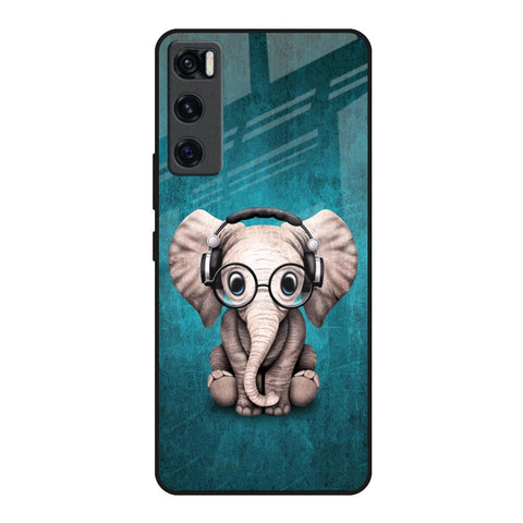 Adorable Baby Elephant Glossy Case For Vivo V20 SE