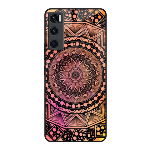 Floral Mandala Glossy Case for Vivo V20 SE