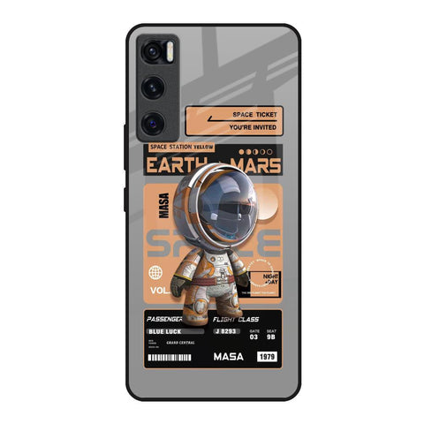 Space Ticket Glossy Case for Vivo V20 SE