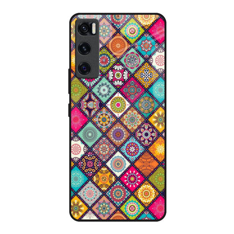 Multicolor Mandala Glossy Case for Vivo V20 SE
