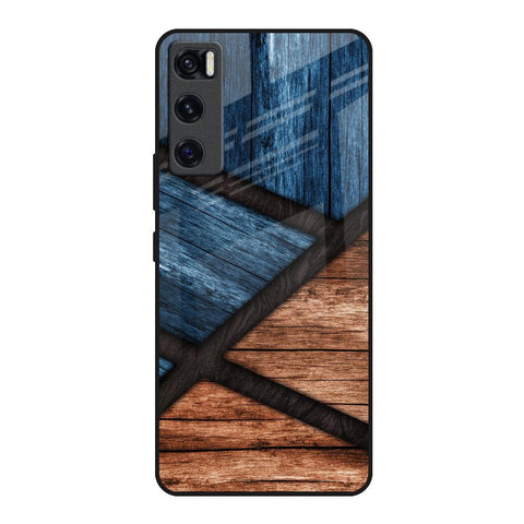 Wooden Tiles Glossy Case for Vivo V20 SE