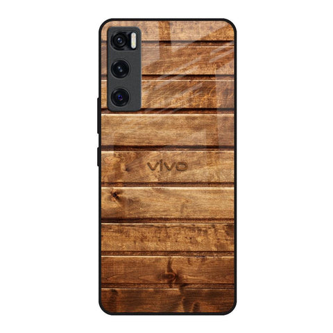 Wooden Planks Glossy Case for Vivo V20 SE