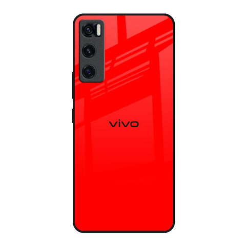 Blood Red Glossy Case for Vivo V20 SE