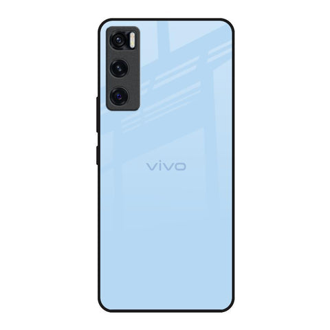 Pastel Sky Blue Glossy Case for Vivo V20 SE