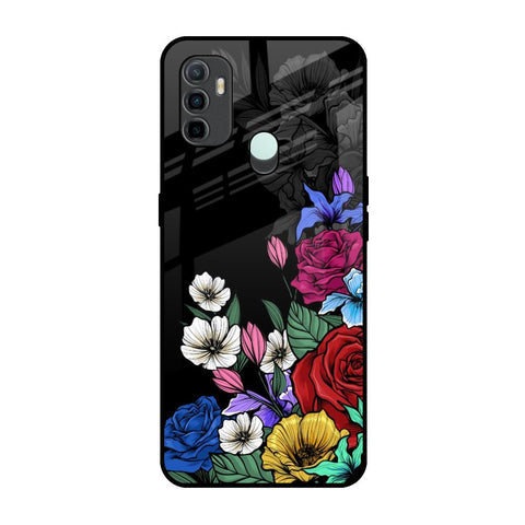 Rose Flower Bunch Art Glossy Case for Oppo A33