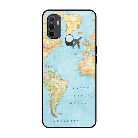 Travel Map Glossy Case for Oppo A33