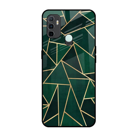 Abstract Green Glossy Case For Oppo A33