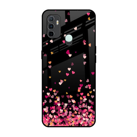 Heart Rain Fall Glossy Case For Oppo A33