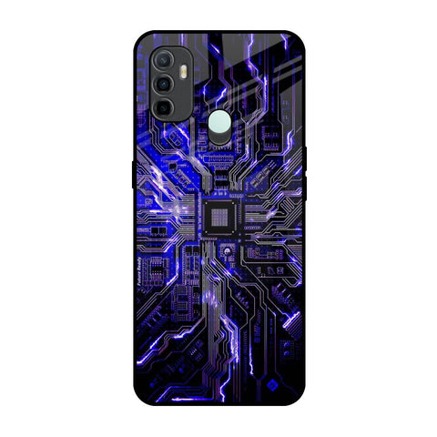 Techno Color Pattern Glossy Case For Oppo A33