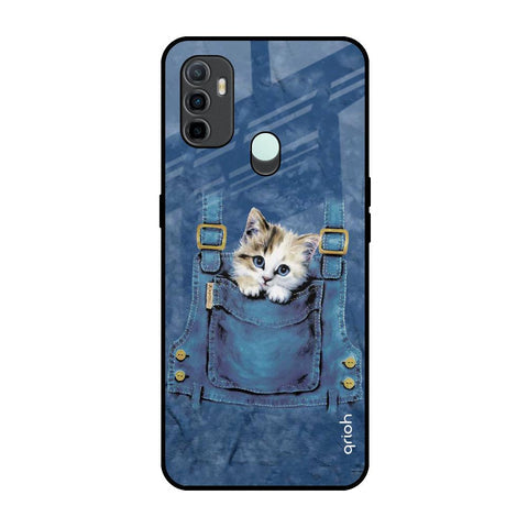 Kitty In Pocket Glossy Case For Oppo A33