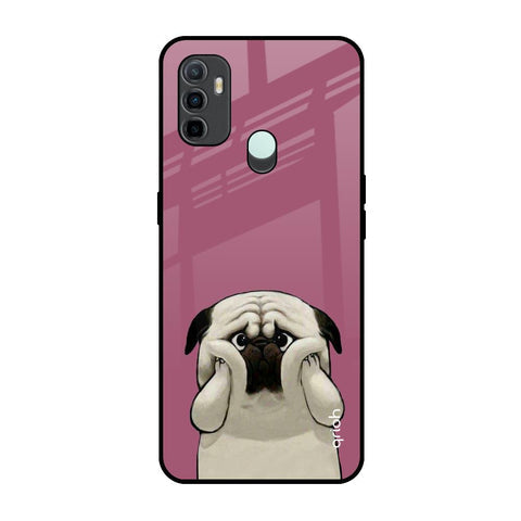 Funny Pug Face Glossy Case For Oppo A33