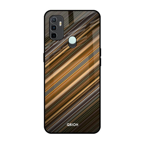 Diagonal Slash Pattern Glossy Case for Oppo A33