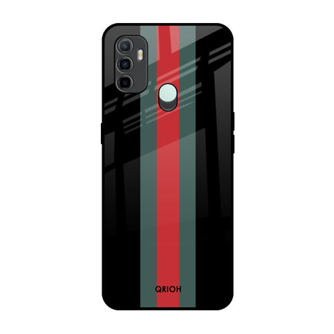 Vertical Stripes Glossy Case for Oppo A33