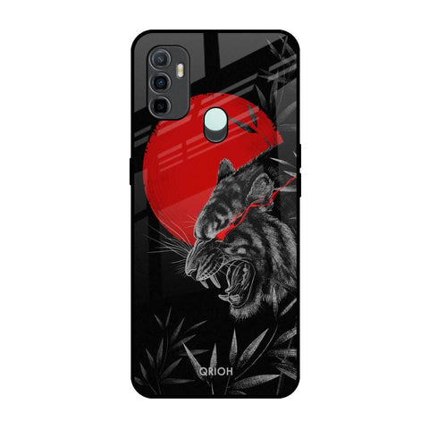 Red Moon Tiger Glossy Case for Oppo A33