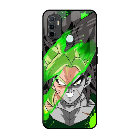 Anime Green Splash Glossy Case for Oppo A33