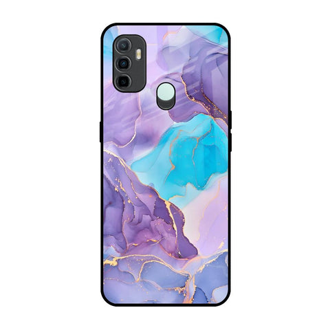 Alcohol ink Marble Glossy Case for Oppo A33