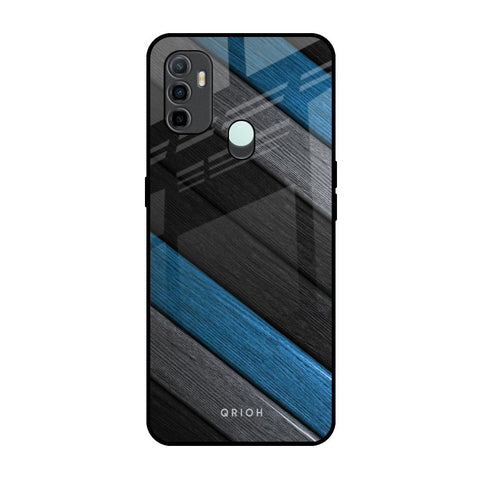 Multicolor Wooden Effect Glossy Case for Oppo A33