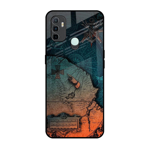 Geographical Map Glossy Case for Oppo A33