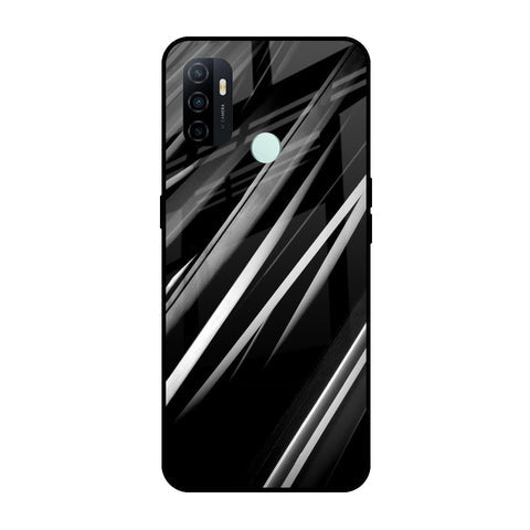Black & Grey Gradient Glossy Case For Oppo A33