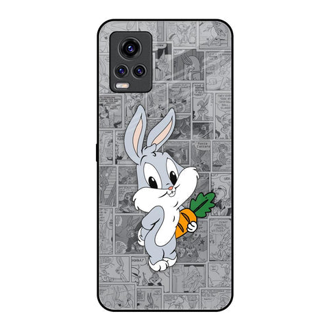 Cute Baby Bunny Glossy Case for Vivo V20 Pro