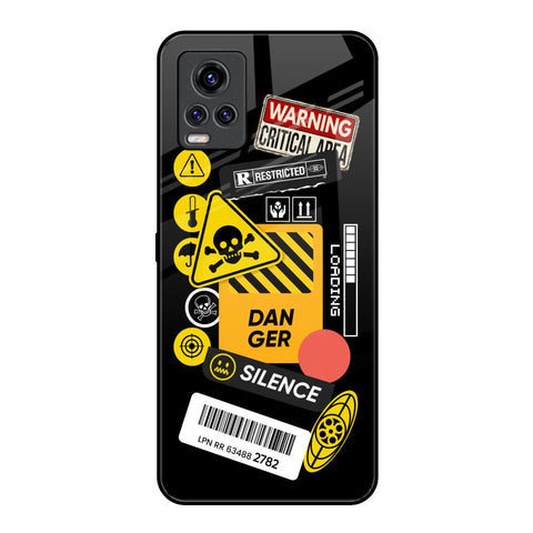 Danger Signs Glossy Case for Vivo V20 Pro