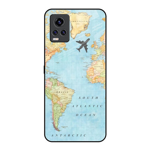 Travel Map Glossy Case for Vivo V20 Pro