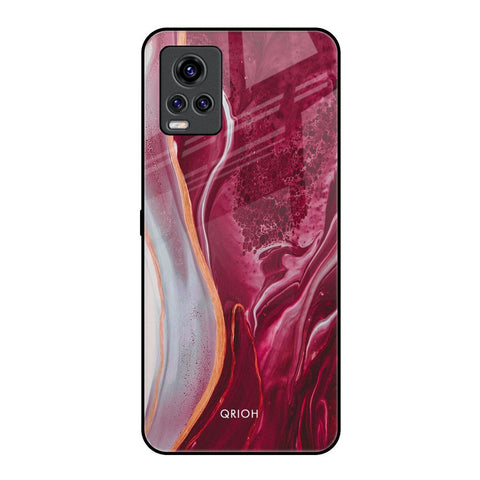 Crimson Ruby Glossy Case for Vivo V20 Pro