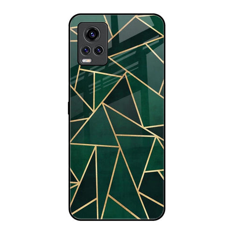 Abstract Green Glossy Case For Vivo V20 Pro
