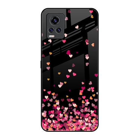 Heart Rain Fall Glossy Case For Vivo V20 Pro