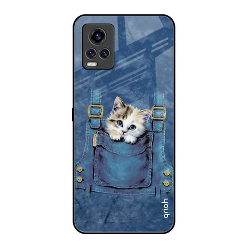 Kitty In Pocket Glossy Case For Vivo V20 Pro