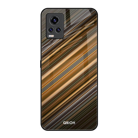 Diagonal Slash Pattern Glossy Case for Vivo V20 Pro