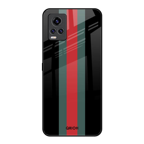Vertical Stripes Glossy Case for Vivo V20 Pro