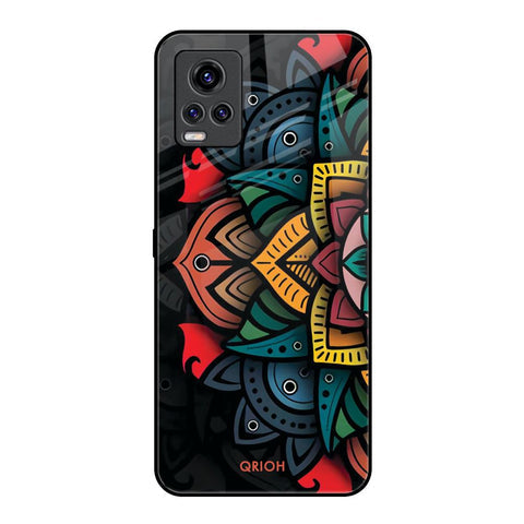 Retro Gorgeous Flower Glossy Case for Vivo V20 Pro
