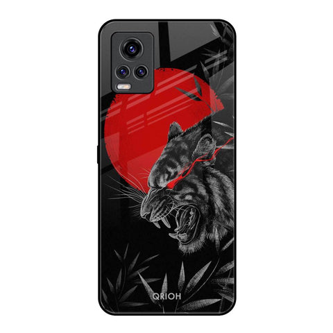 Red Moon Tiger Glossy Case for Vivo V20 Pro