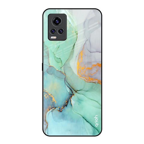 Green Marble Glossy Case for Vivo V20 Pro