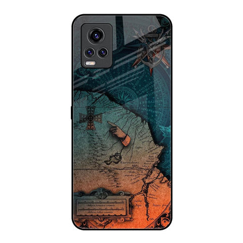 Geographical Map Glossy Case for Vivo V20 Pro