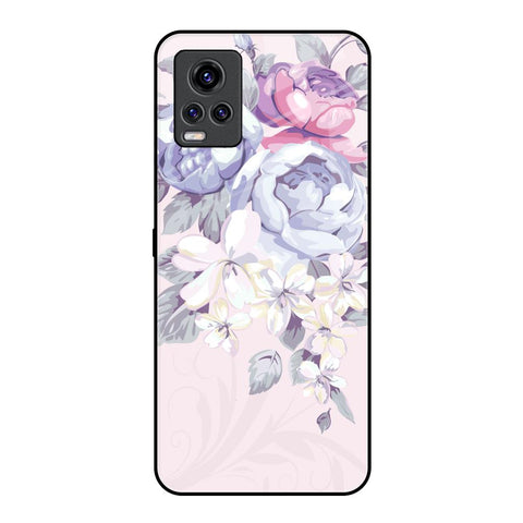 Elegant Floral Glossy Case for Vivo V20 Pro
