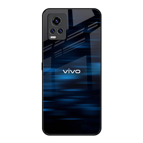 Blue Rough Abstract Glossy Case for Vivo V20 Pro
