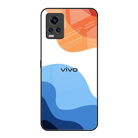 Wavy Color Pattern Glossy Case for Vivo V20 Pro
