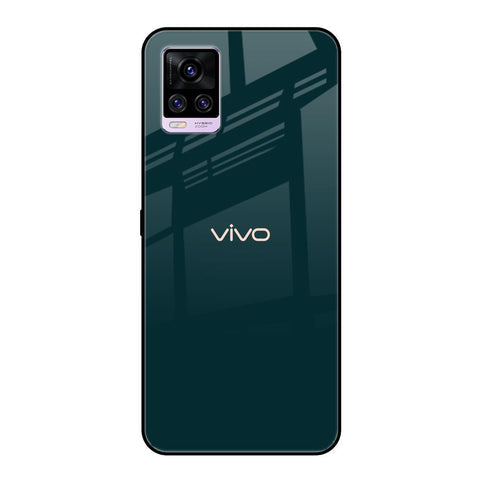 Hunter Green Glossy Case For Vivo V20 Pro