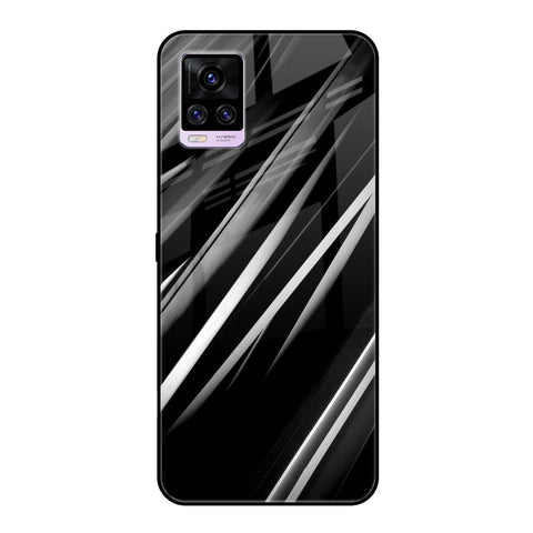 Black & Grey Gradient Glossy Case For Vivo V20 Pro